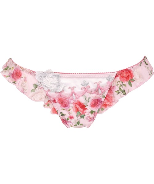 WACOAL（ワコール）の「ルジェ　ペアショーツ　Tバック（ショーツ・レディース・ターコイズブルー/ネイビー/ピンク/エメラルド/ベージュ/ワインレッド・M）」の5枚目の写真