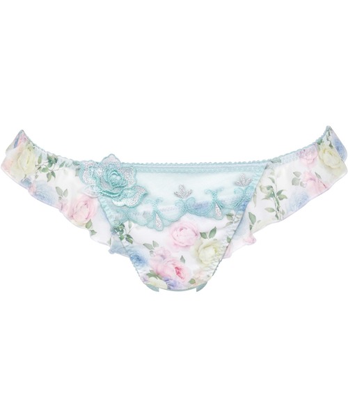 WACOAL（ワコール）の「ルジェ　ペアショーツ　Tバック（ショーツ・レディース・ターコイズブルー/ネイビー/ピンク/エメラルド/ベージュ/ワインレッド・M）」の4枚目の写真