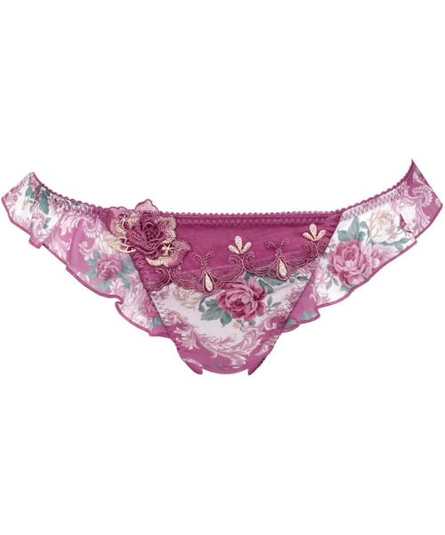 WACOAL（ワコール）の「ルジェ　ペアショーツ　Tバック（ショーツ・レディース・ターコイズブルー/ネイビー/ピンク/エメラルド/ベージュ/ワインレッド・M）」の6枚目の写真