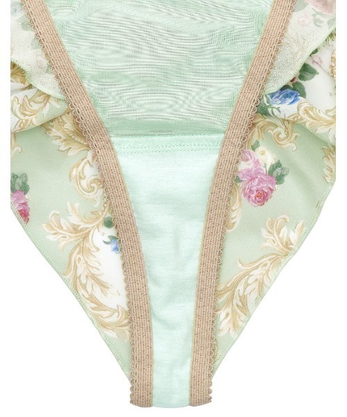 WACOAL（ワコール）の「ルジェ　ペアショーツ　Tバック（ショーツ・レディース・ターコイズブルー/ネイビー/ピンク/エメラルド/ベージュ/ワインレッド・M）」の9枚目の写真