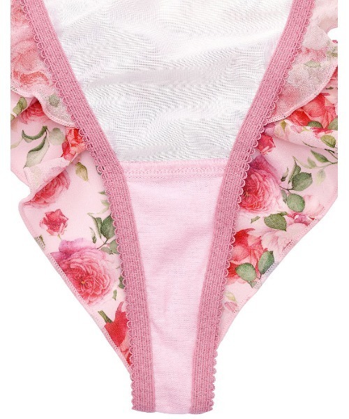 WACOAL（ワコール）の「ルジェ　ペアショーツ　Tバック（ショーツ・レディース・ターコイズブルー/ネイビー/ピンク/エメラルド/ベージュ/ワインレッド・M）」の12枚目の写真