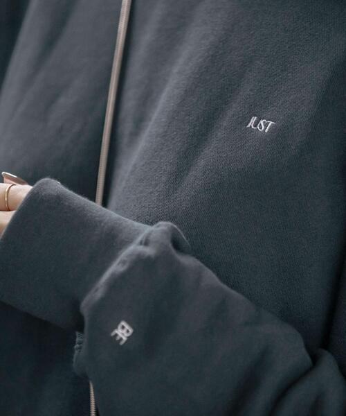 coen（コーエン）の「【WEB限定】USAコットンチビ刺繍裏毛スウェット（スウェット・レディース・ネイビー/グレー/ナチュラル/ケリーグリーン・FREE）」の14枚目の写真