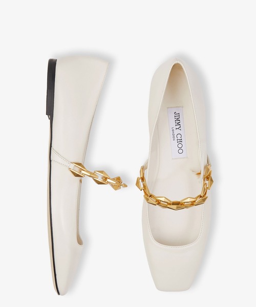 【関税込み】Jimmy Choo ベージュ Didi バレエシューズ 関税込み】Jimmy Choo ベージュ Didi バレエシューズ (Jimmy
