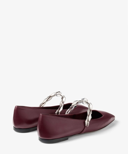 ト*ト様 ジミーチュウ Diamond Tilda 45 オフホワイト 37.5 JIMMY CHOO（ジミーチュウ）の「DIAMOND TILDA FLAT（バレエ