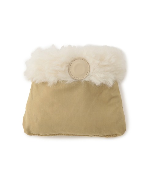 ROPE' PICNIC（ロペピクニック）の「【CM着用商品】カラーフェイクファーマイクロミニショルダーバッグ（ショルダーバッグ・レディース・ブルー/チャコールグレー/ピンク/イエロー/ホワイト系その他4/オフホワイト・FREE）」の21枚目の写真