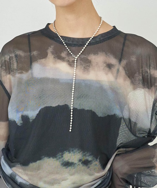 ANAP（アナップ）の「ポールロングチェーンネックレス（ネックレス・レディース・シルバー・FREE）」の10枚目の写真