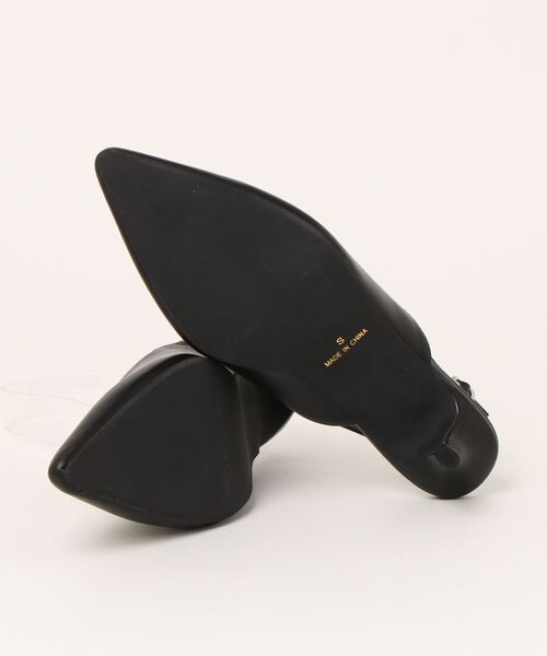 UR'S（ユアーズ）の「ウェーブラインスリングバックシューズ（パンプス・レディース・ブラック/ベージュ・L/LL/S/M）」の8枚目の写真