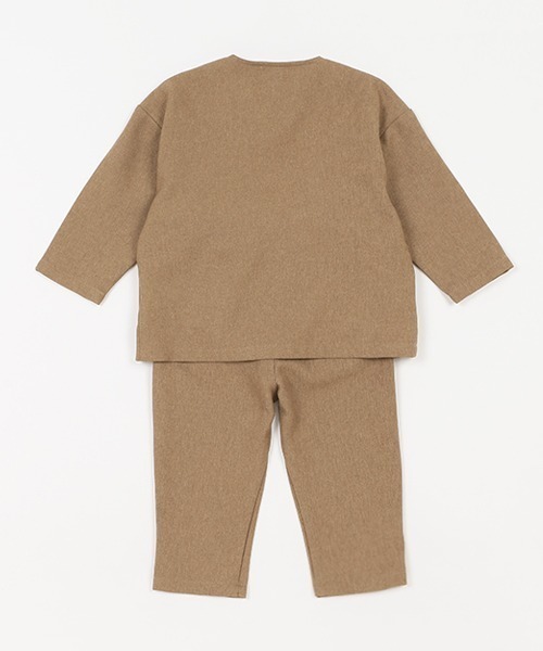 petit main（プティマイン）の「【リンク】BIGポケットセットアップ(キッズ)（セットアップ・キッズ・ベージュ/チャコール/マルチ・120cm/110cm/130cm/90cm/100cm）」の6枚目の写真