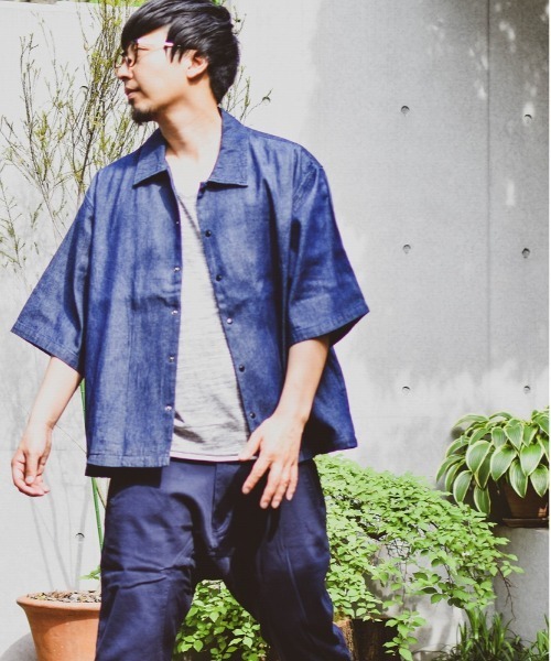 Bling Leads(ブリングリーズ)の「【Bling Leads】アンサンブルVネック半袖Tシャツ(Tシャツ/カットソー・メンズ・グレー/ブラック/ホワイト/ネイビー・LARGE/MEDIUM/X-LARGE)」の10枚目の写真