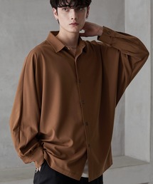 【ZOZO限定】ビッグシルエット2WAYストレッチドルマンスリーブL/Sシャツ