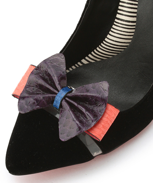 LOVELESS(ラブレス)の「【LOVELESS】WOMENS ベルベットリボンパンプス(パンプス・レディース・ネイビー/ブラック・23.5/24.5/22.5)」の6枚目の写真