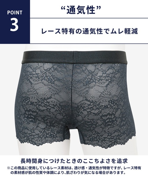 WACOAL MEN（ワコールメン）の「ボクサーパンツ 前閉じ 「レース