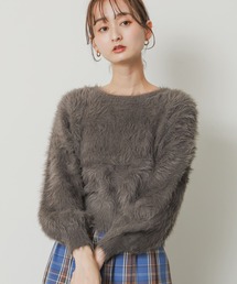 SENSE OF PLACE by URBAN RESEARCH | 『堀田真由さん着用』クルーネックフェザーセーター(ニット/セーター)