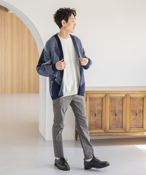 GLOBAL WORK(グローバルワーク)の「フワフワHug meカーディガン/M/704855(カーディガン/ボレロ・メンズ・ブラック/グレー系その他/ベージュ/ライトベージュ/ネイビー/その他・MEDIUM/X-LARGE/SMALL/LARGE)」の8枚目の写真