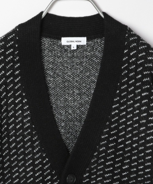 GLOBAL WORK(グローバルワーク)の「フワフワHug meカーディガン/M/704855(カーディガン/ボレロ・メンズ・ブラック/グレー系その他/ベージュ/ライトベージュ/ネイビー/その他・MEDIUM/X-LARGE/SMALL/LARGE)」の13枚目の写真