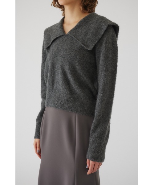 RIM.ARK（リムアーク）の「Warm v neck knit（ニット/セーター・レディース・ライトグリーン/グレー/マジェンタ/ネイビー・FREE）」の21枚目の写真