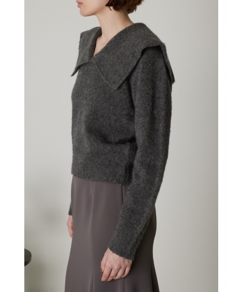 RIM.ARK（リムアーク）の「Warm v neck knit（ニット/セーター・レディース・ライトグリーン/グレー/マジェンタ/ネイビー・FREE）」の16枚目の写真