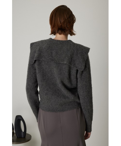 RIM.ARK（リムアーク）の「Warm v neck knit（ニット/セーター・レディース・ライトグリーン/グレー/マジェンタ/ネイビー・FREE）」の17枚目の写真