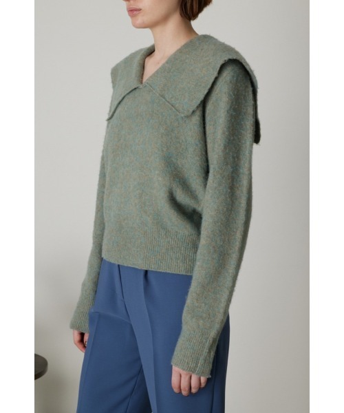 RIM.ARK（リムアーク）の「Warm v neck knit（ニット/セーター・レディース・ライトグリーン/グレー/マジェンタ/ネイビー・FREE）」の6枚目の写真