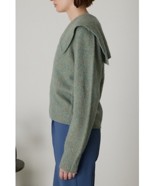 RIM.ARK（リムアーク）の「Warm v neck knit（ニット/セーター・レディース・ライトグリーン/グレー/マジェンタ/ネイビー・FREE）」の7枚目の写真