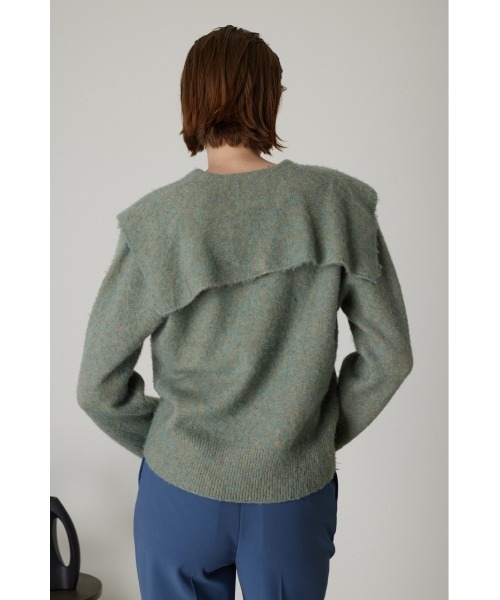 RIM.ARK（リムアーク）の「Warm v neck knit（ニット/セーター・レディース・ライトグリーン/グレー/マジェンタ/ネイビー・FREE）」の8枚目の写真