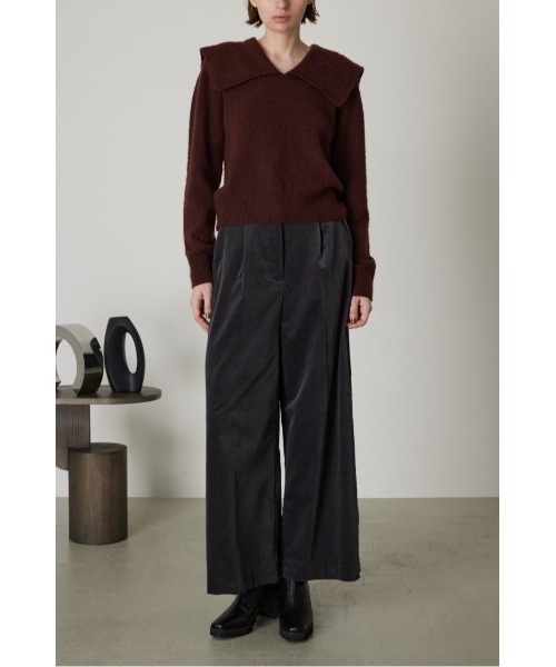 RIM.ARK（リムアーク）の「Warm v neck knit（ニット/セーター・レディース・ライトグリーン/グレー/マジェンタ/ネイビー・FREE）」の10枚目の写真