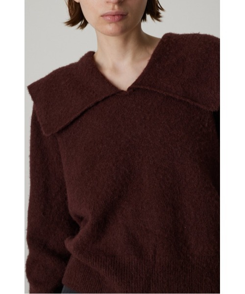 RIM.ARK（リムアーク）の「Warm v neck knit（ニット/セーター・レディース・ライトグリーン/グレー/マジェンタ/ネイビー・FREE）」の13枚目の写真