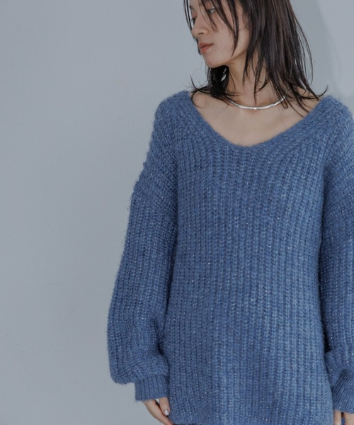 A part by(アパートバイ)の「カーブネックカフ(ネックレス・レディース・シルバー/ゴールド・FREE)」の10枚目の写真