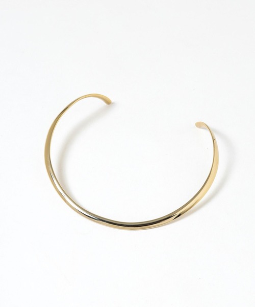 A part by(アパートバイ)の「カーブネックカフ(ネックレス・レディース・シルバー/ゴールド・FREE)」の8枚目の写真