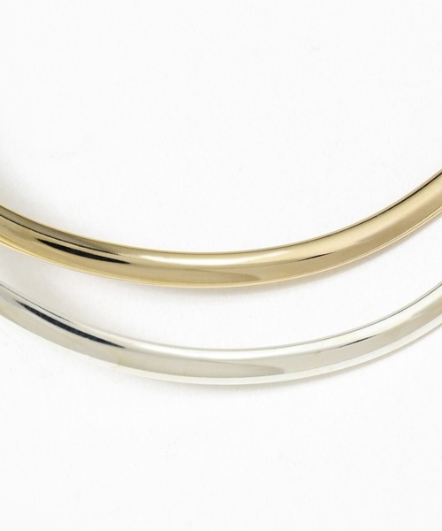 A part by(アパートバイ)の「カーブネックカフ(ネックレス・レディース・シルバー/ゴールド・FREE)」の11枚目の写真