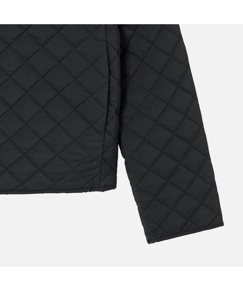 AIGLE（エーグル）の「撥水 インサレーションジャケット（ノーカラージャケット・レディース・モスグリーン/ブラック/ホワイト・36/40/38）」の11枚目の写真