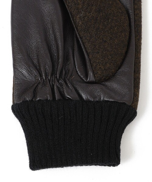 SHIPS any（シップス エニィ）の「SHIPS any: 〈タッチパネル対応〉MOON レザー グローブ（手袋・メンズ・ブラック/オリーブ/ブラウン/ネイビー・ONE SIZE）」の14枚目の写真