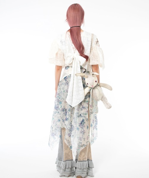 rurumu:(ルルムウ)の「rurumu:/ルルムウ/odekake usa-bag (2024SS model)(ショルダーバッグ・レディース・アイボリー/ピンク系その他/ブラック・FREE)」の21枚目の写真