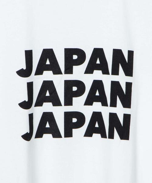 WEGO(ウィゴー)の「WEGO/3連JAPANロゴT(Tシャツ/カットソー・メンズ・ブラック/ホワイト・MEDIUM/XX-LARGE)」の3枚目の写真