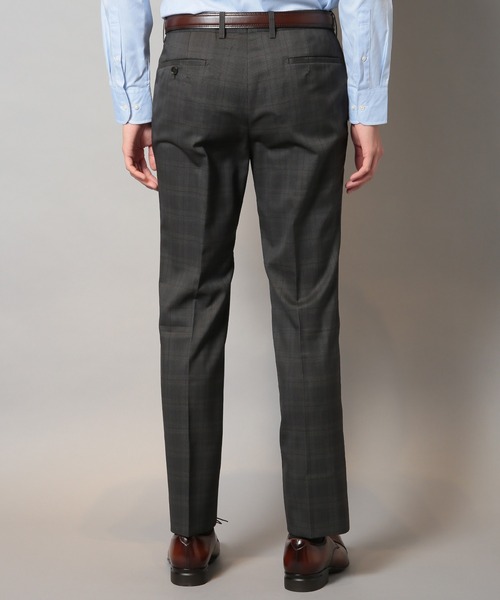 CROWDED CLOSET（クラウデッドクローゼット）の「ウールポリエステルグレンチェックスーツセットアップ（同素材ベストあり）（スーツセット・メンズ・ブラウン/ネイビー・04/03/02/01）」の16枚目の写真