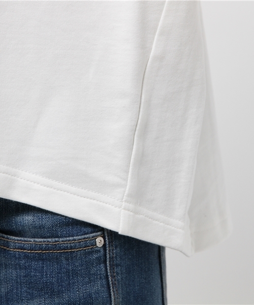 CIAOPANIC（チャオパニック）の「【Ciaopanic】　ダブルポケットTee（Tシャツ/カットソー・レディース・ホワイト/ブラック・FREE）」の8枚目の写真