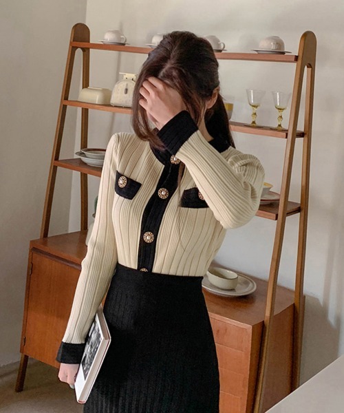 セール】ニットセットアップ レディース 韓国風（アンサンブル