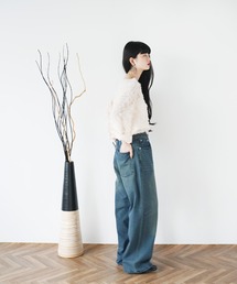 12oz. デニム オーバーダイ バギーパンツ【セレクトアイテム】