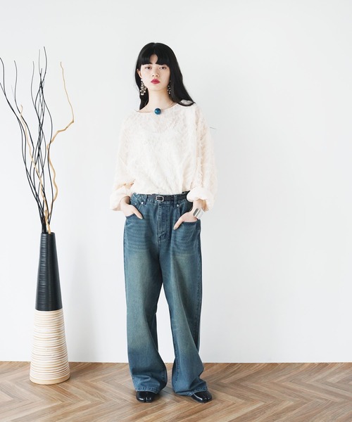 セール】12oz. デニム オーバーダイ バギーパンツ【セレクト