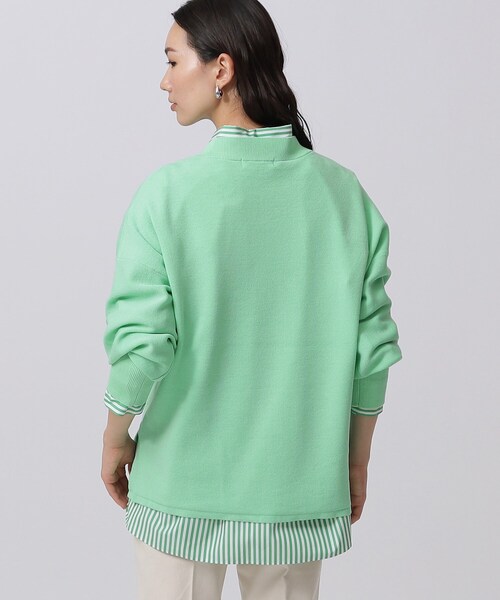 GALLEST（ギャレスト）の「ボリュームスリーブVネックニット（ニット/セーター・レディース・グレー/イエロー系その他/ホワイト系/グリーン系・38/34）」の14枚目の写真