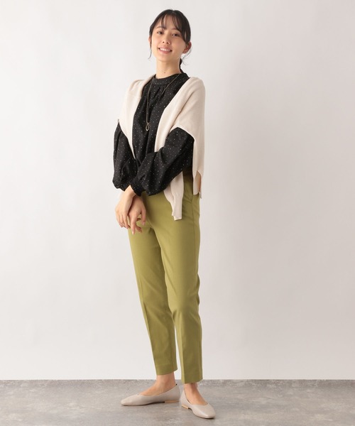 GLOBAL WORK(グローバルワーク)の「お手入れらくらく袖ボリューム長袖/975613(シャツ/ブラウス・レディース・ブルー系その他5/ドット/チェック/アイボリー/ストライプ/ベージュ系その他4/ライトグレー/オフホワイト・LARGE/MEDIUM)」の19枚目の写真