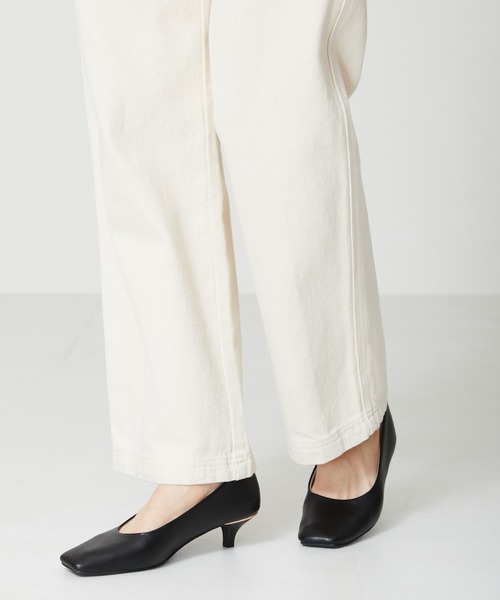 WA ORiental TRaffic（ダブルエーオリエンタルトラフィック）の「スクエアトゥラインヒールパンプス 42109（パンプス・レディース・ピンク/ベージュ/ブラック・37/42/40/39/38/35/34/36/41）」の8枚目の写真