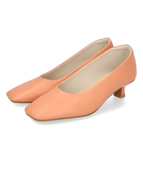 WA ORiental TRaffic（ダブルエーオリエンタルトラフィック）の「スクエアトゥラインヒールパンプス 42109（パンプス・レディース・ピンク/ベージュ/ブラック・37/42/40/39/38/35/34/36/41）」の10枚目の写真