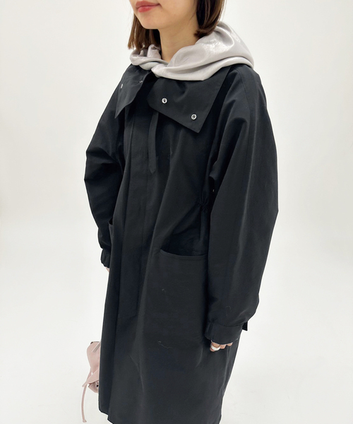 VACHEMENT（ヴァシュモン）の「【VACHEMENT / ヴァシュモン】ステンカラーコート（ステンカラーコート・レディース・ブラック/ベージュ・FREE）」の3枚目の写真