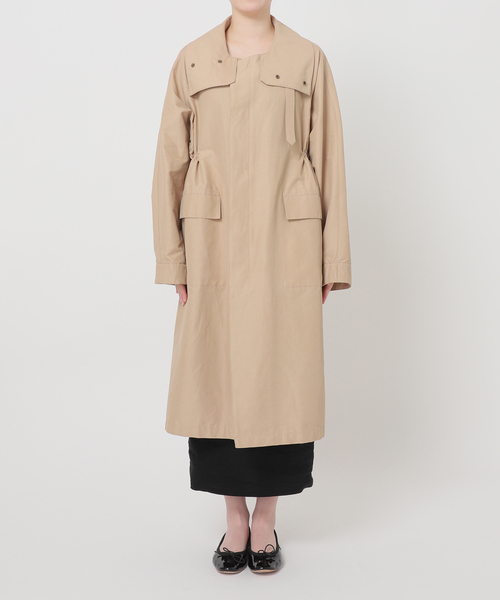 VACHEMENT（ヴァシュモン）の「【VACHEMENT / ヴァシュモン】ステンカラーコート（ステンカラーコート・レディース・ブラック/ベージュ・FREE）」の14枚目の写真