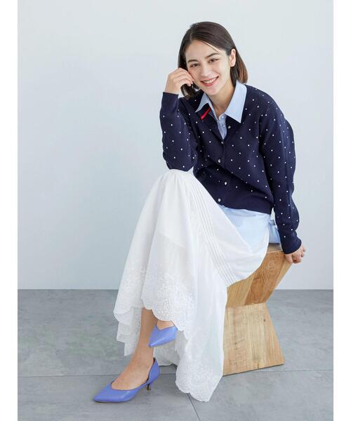 Te chichi（テチチ）の「ドットカーディガン（カーディガン/ボレロ・レディース・ネイビー/オフホワイト・F）」の11枚目の写真