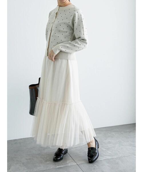 Te chichi（テチチ）の「ドットカーディガン（カーディガン/ボレロ・レディース・ネイビー/オフホワイト・F）」の13枚目の写真