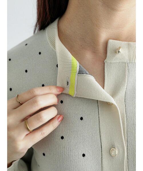 Te chichi（テチチ）の「ドットカーディガン（カーディガン/ボレロ・レディース・ネイビー/オフホワイト・F）」の19枚目の写真