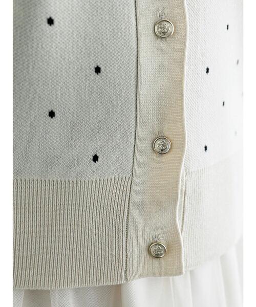 Te chichi（テチチ）の「ドットカーディガン（カーディガン/ボレロ・レディース・ネイビー/オフホワイト・F）」の20枚目の写真