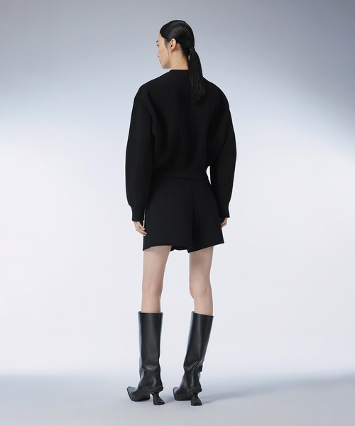 JNBY(ジェーエヌビーワイ)の「Corset Silhouette Design Cardigan / ニットカーディガン(ニット/セーター・レディース・グレー/ブラック/ピンク・38/36)」の7枚目の写真